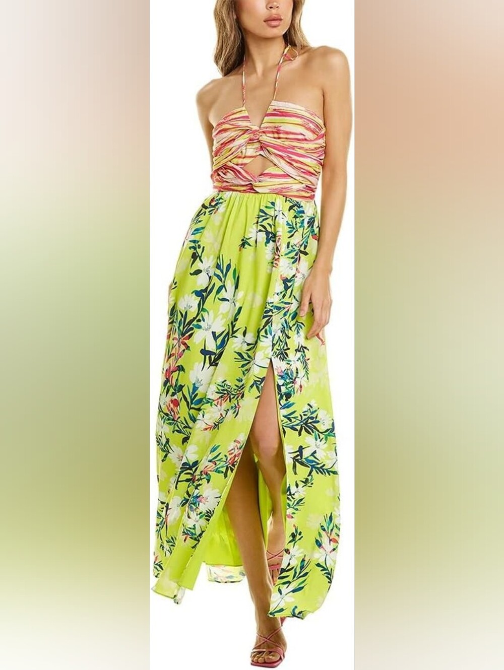 One33 Social Printed Maxi Dress Size 10